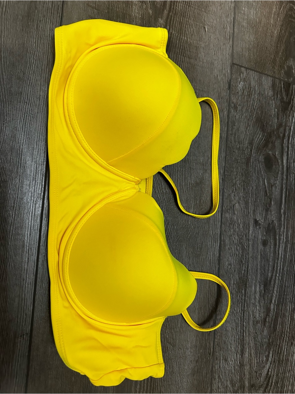 Yellow Bikini Top